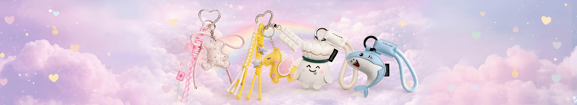 PU Leather Keychains
