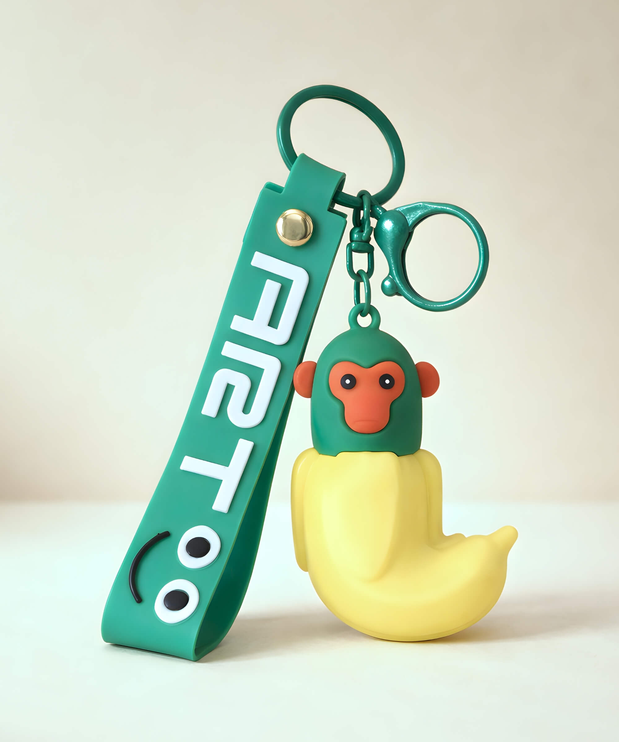 Italian brainrot keychain Chimpanzini Bananini monkey banana cute meme bag charm