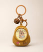 Capybara fish light-up keychain with brown mini backpack charm