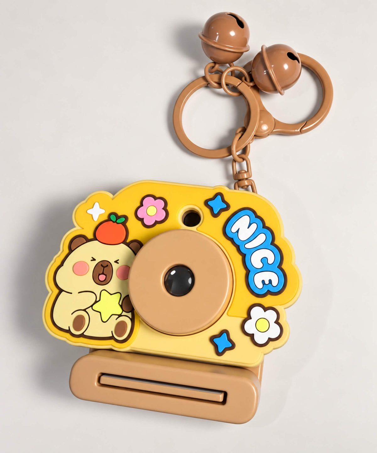 Capybara Projection Camera Keychain interactive bag charm