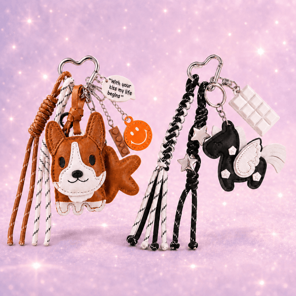 PU Leather Keychains