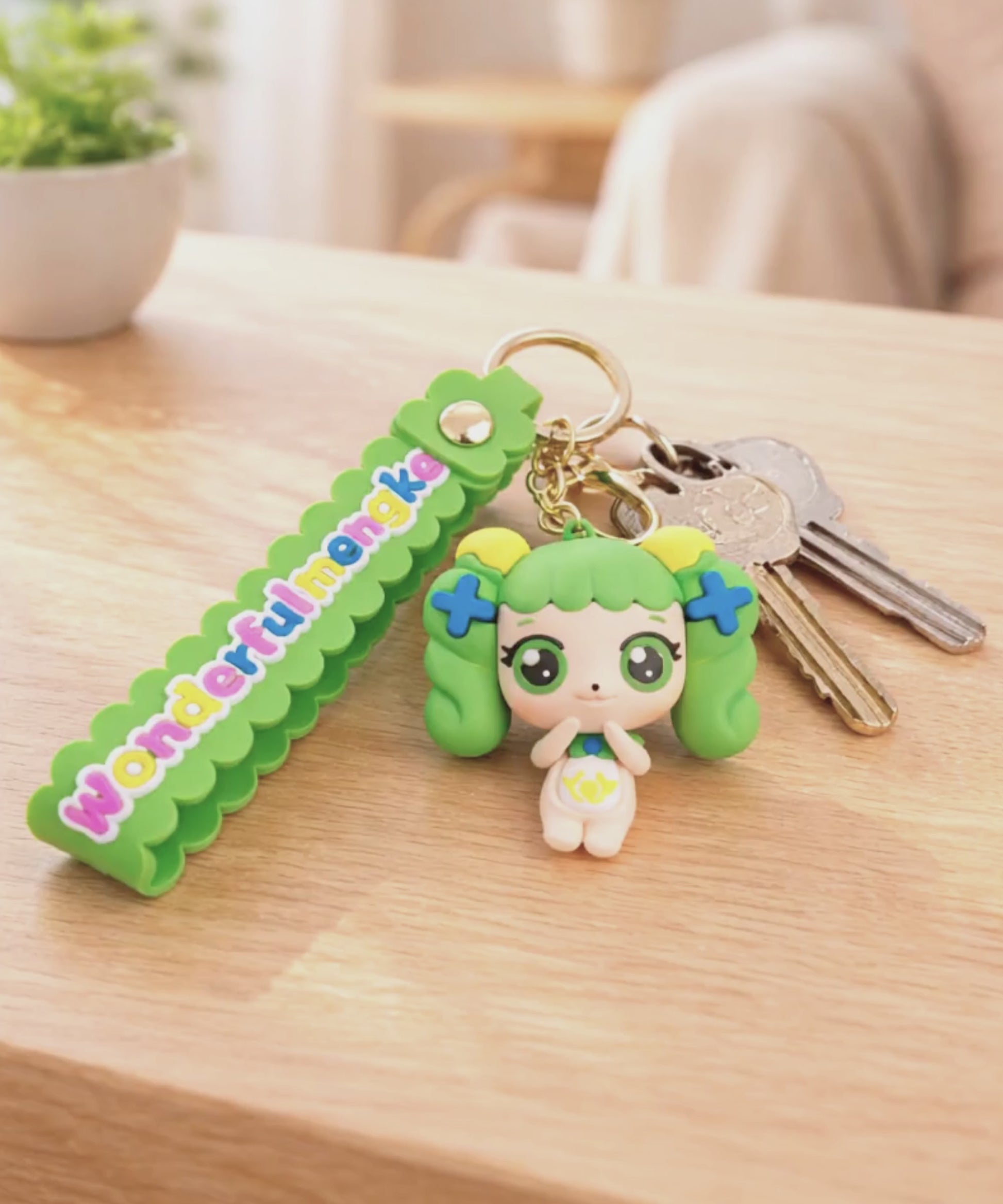 Teenieping fairy character keychain cute bag charm colourful figure collection