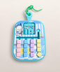 Pochacco Small Maze sliding bead game keychain with movable puzzle pieces