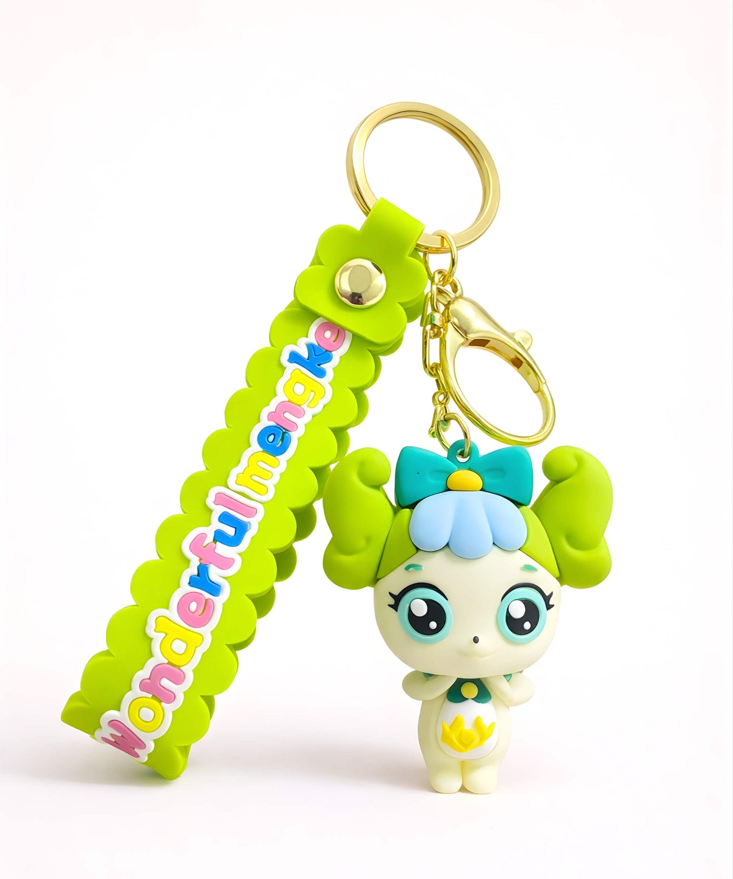 Tickleping teenieping keychain green fairy character cute bag charm